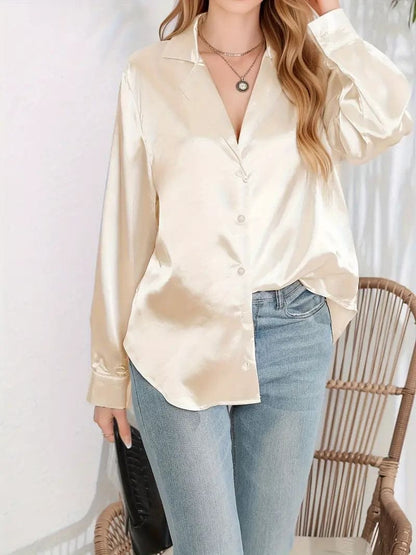 Elli - Stomach-free blouse with designer cut