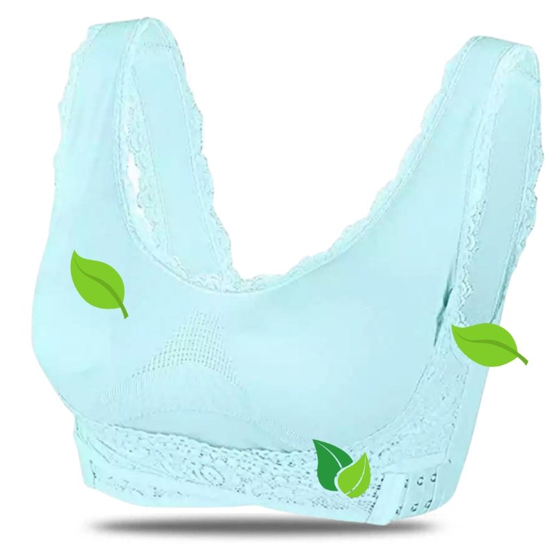 Women's Bra – Full Coverage – Soft Stretch Comfort – Hold-In and Support with Lace Trim