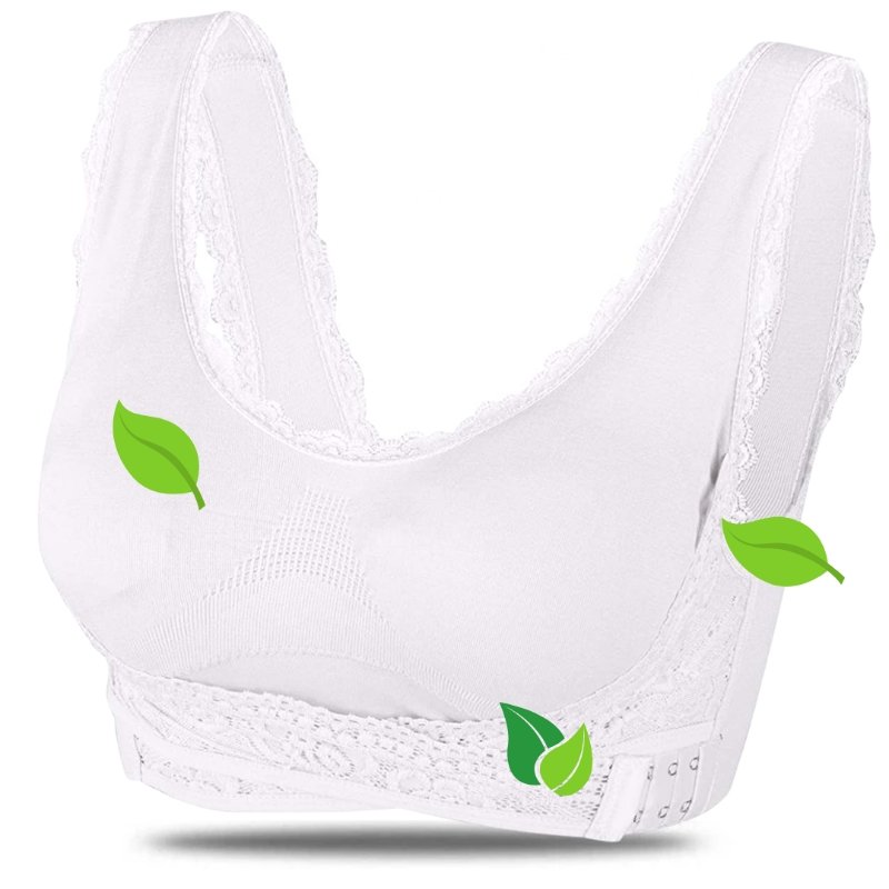 Women's Bra – Full Coverage – Soft Stretch Comfort – Hold-In and Support with Lace Trim