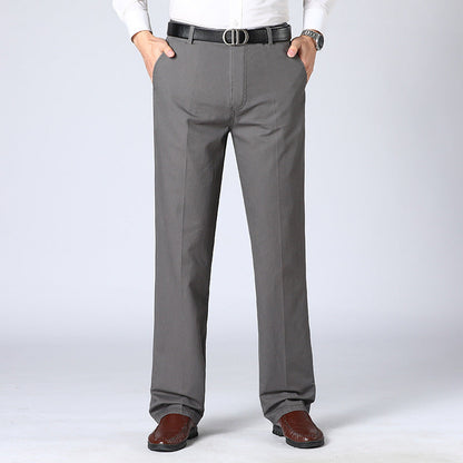 Men's Trousers – Classic Fit – Crease – Breathable Fabric – Formal Style