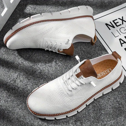 Men's Trainers – Soft Knit – Low Profile – Flexible Sole – Breathable Fit