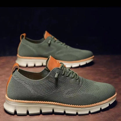 Men's Trainers – Soft Knit – Low Profile – Flexible Sole – Breathable Fit