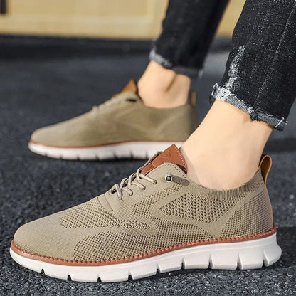 Men's Trainers – Soft Knit – Low Profile – Flexible Sole – Breathable Fit