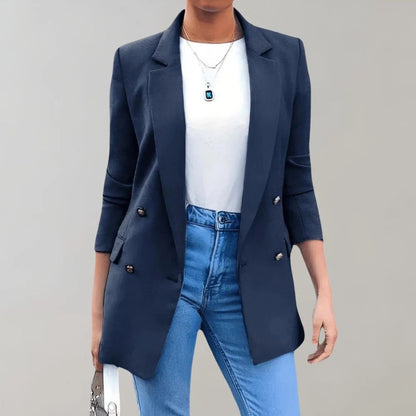 Women's Blazer – Tailored Fit – Double-Breasted – Classic Cut – Office Use