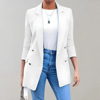 Women's Blazer – Tailored Fit – Double-Breasted – Classic Cut – Office Use