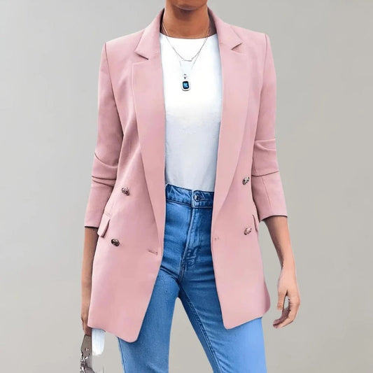 Women's Blazer – Tailored Fit – Double-Breasted – Classic Cut – Office Use