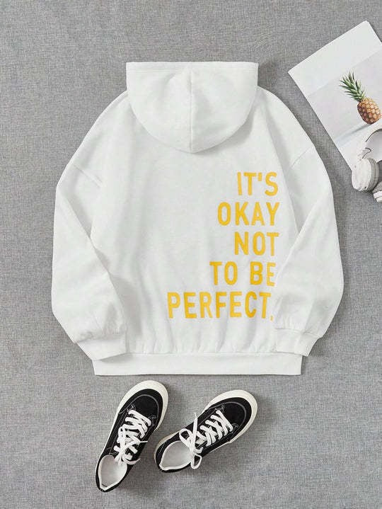 Women's Hoodie – Oversized Fit – Soft Cotton Blend – Long-Sleeved with Back Print