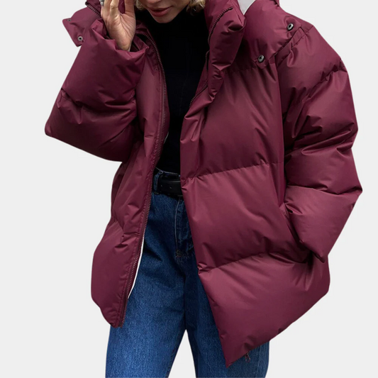 Harriet Hooded Puffer Jacket | Oversized Quilted Jacket