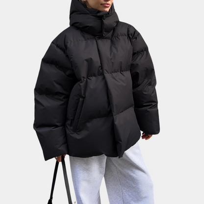 Harriet Hooded Puffer Jacket | Oversized Quilted Jacket