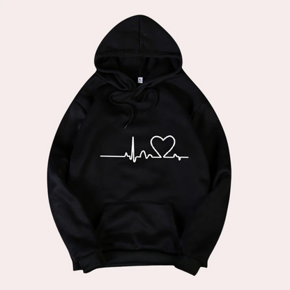 Women's Hoodie – Cotton Blend – Relaxed Fit – Graphic Print – Everyday Use