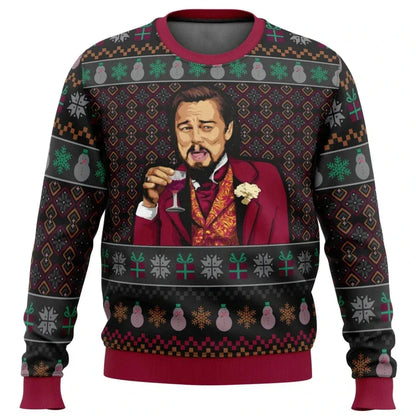 Men's Sweater – Standard Fit – Soft Knit – Graphic Print – Ribbed Edge