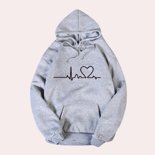 Women's Hoodie – Cotton Blend – Relaxed Fit – Graphic Print – Everyday Use