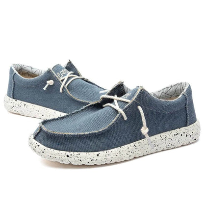 Men's Loafers – Relaxed Fit – Woven Fabric – Breathable and Lightweight – Slip-on Casual