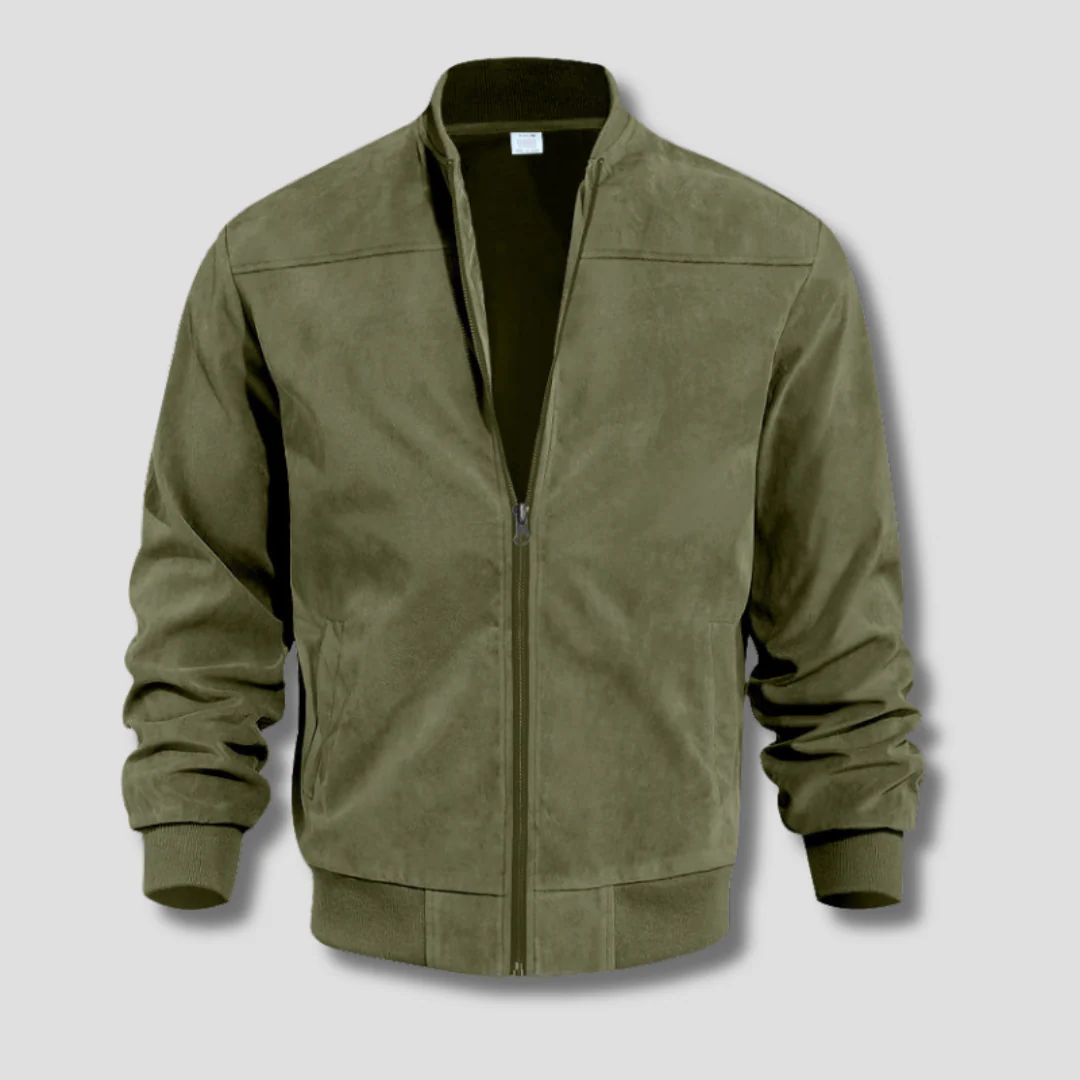 Men's Bomber Jacket – Regular Fit – Lightweight and Breathable – Zipper – Relaxed Style