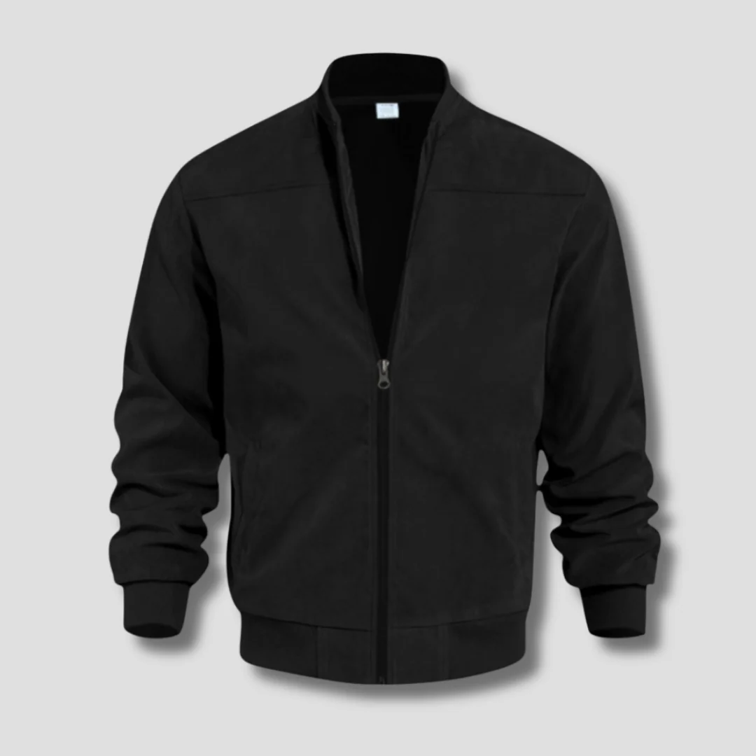 Men's Bomber Jacket – Regular Fit – Lightweight and Breathable – Zipper – Relaxed Style