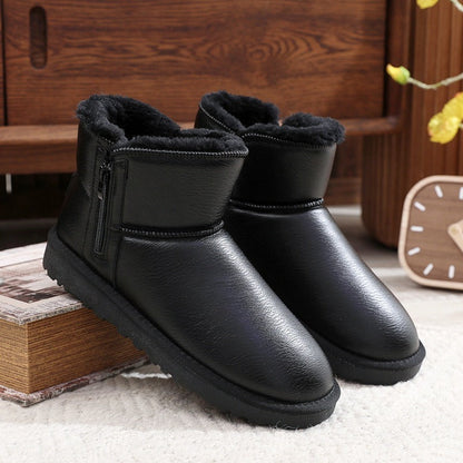 Men's Shoes – Ankle-high Boots – Lined Interior – Waterproof Outer Material – Rubber Sole