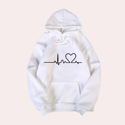 Women's Hoodie – Cotton Blend – Relaxed Fit – Graphic Print – Everyday Use