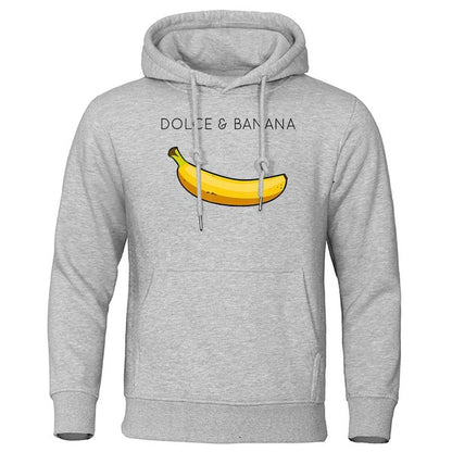 Men's Hoodie – Relaxed Fit – Cotton Blend – Humorous Print