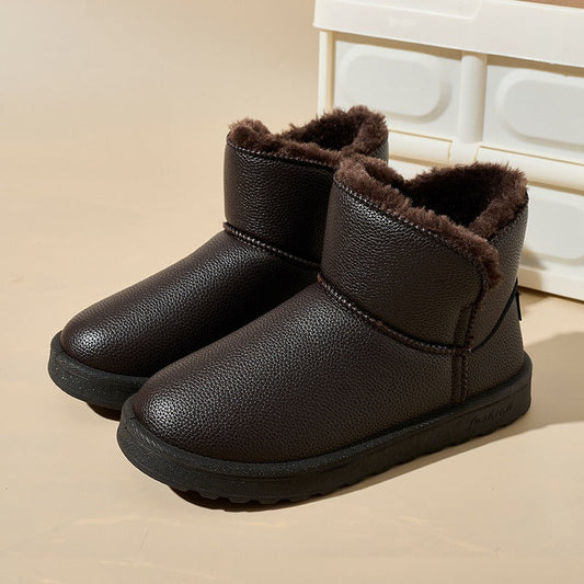 Men's Shoes – Ankle-high Boots – Lined Interior – Waterproof Outer Material – Rubber Sole