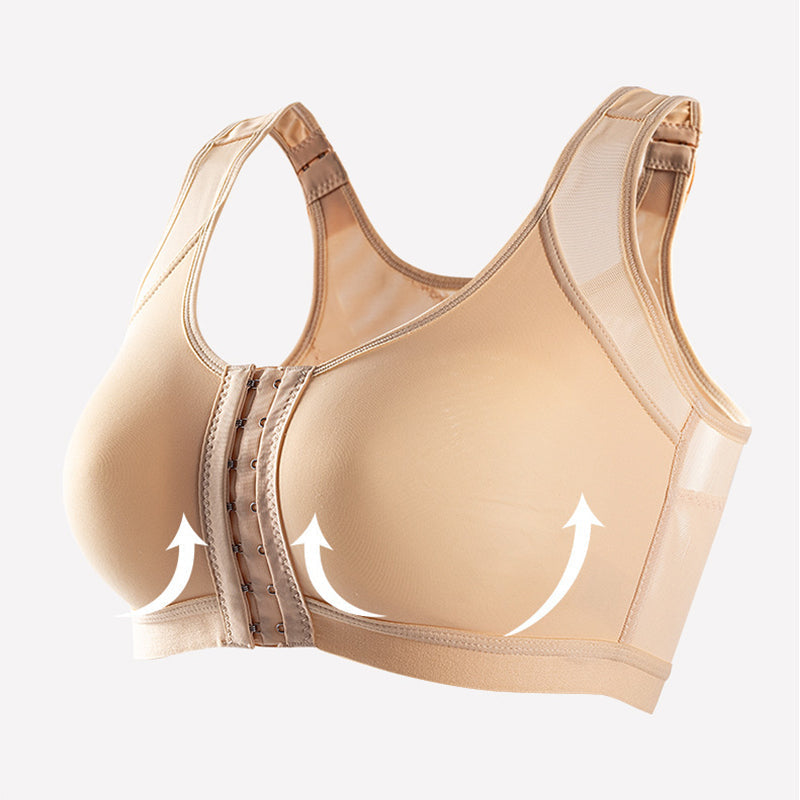 Women's Bra – Supportive Fit – Front Closure – Wide Elastic – Breathable Material