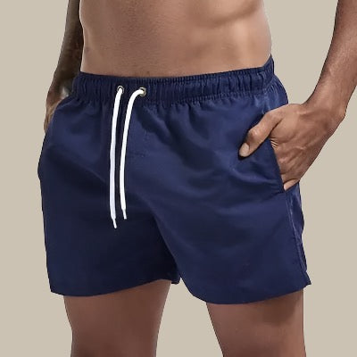 Men's Shorts Swim Shorts – Relaxed Fit – Quick-Drying – Mid-Thigh Length – Drawstring