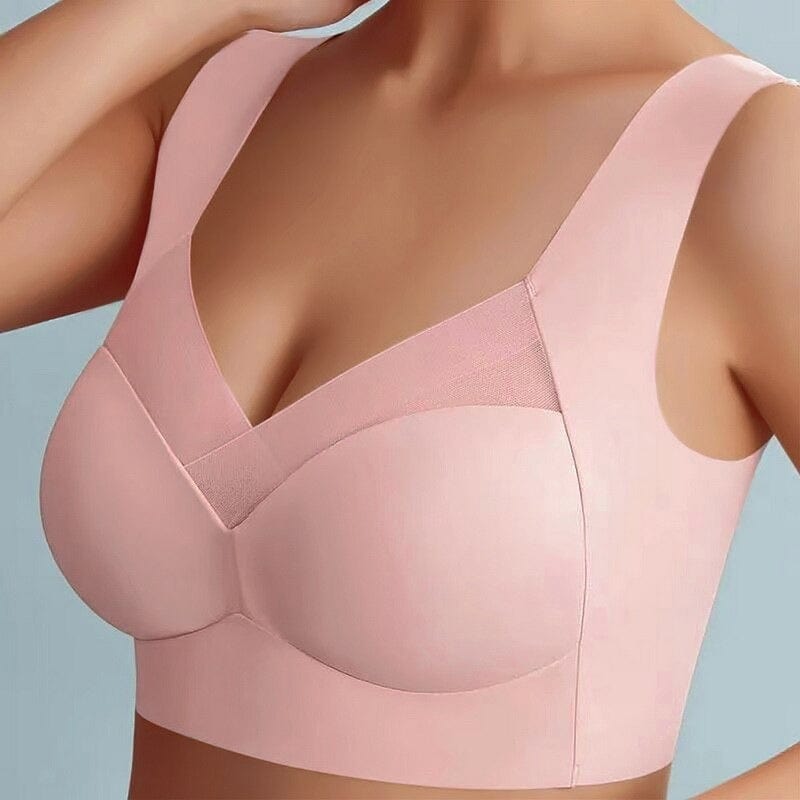 Women's Bra – Seamless Fit – Breathable Material – Full Support with Underwire Effect