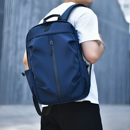 Edward Backpack | Front Zipper Pocket, Adjustable Straps Backpack