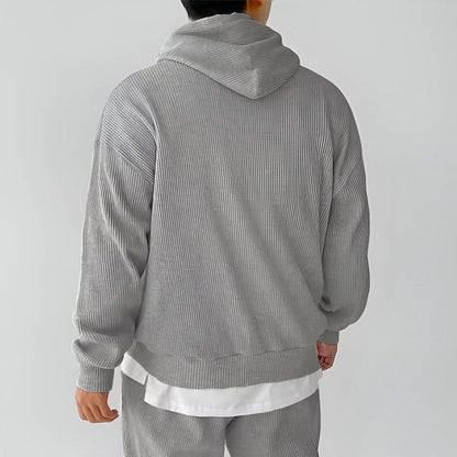 Alfie Oversized Hoodie | Ribbed, Kangaroo Pocket Hoodie