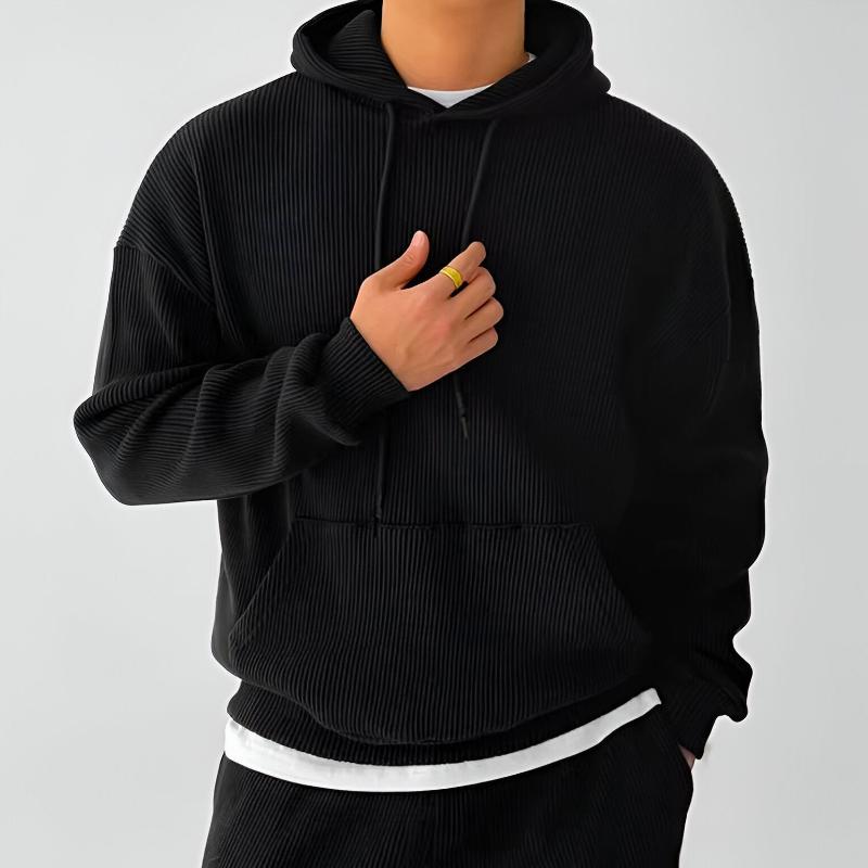 Alfie Oversized Hoodie | Ribbed, Kangaroo Pocket Hoodie