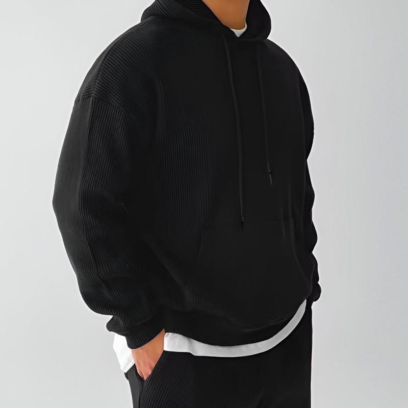 Alfie Oversized Hoodie | Ribbed, Kangaroo Pocket Hoodie