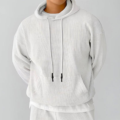 Alfie Oversized Hoodie | Ribbed, Kangaroo Pocket Hoodie