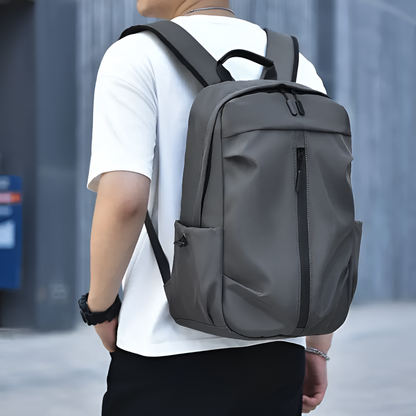 Edward Backpack | Front Zipper Pocket, Adjustable Straps Backpack