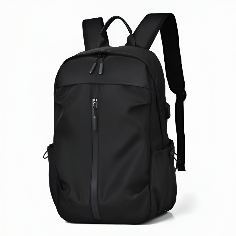 Edward Backpack | Front Zipper Pocket, Adjustable Straps Backpack