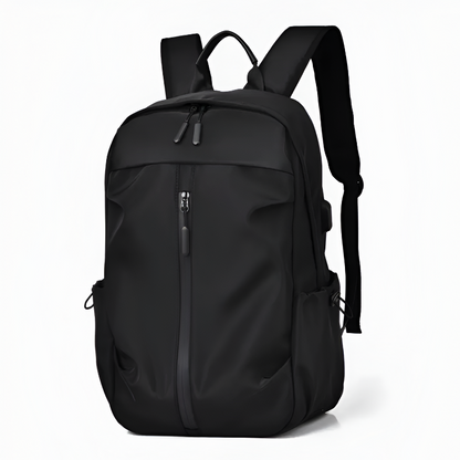 Edward Backpack | Front Zipper Pocket, Adjustable Straps Backpack