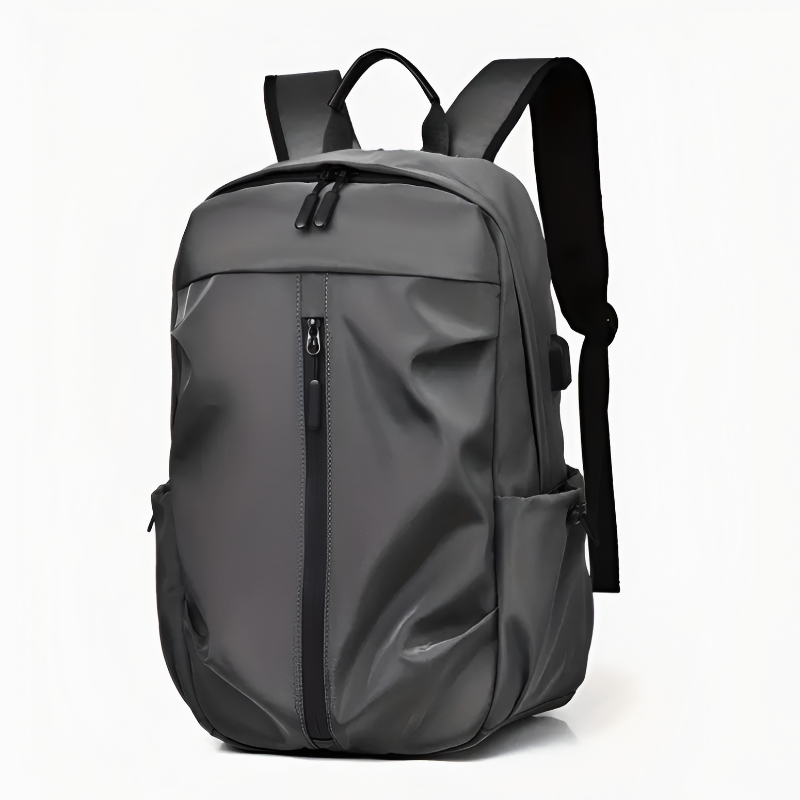 Edward Backpack | Front Zipper Pocket, Adjustable Straps Backpack