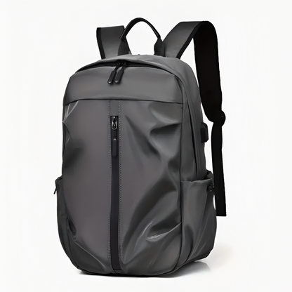 Edward Backpack | Front Zipper Pocket, Adjustable Straps Backpack