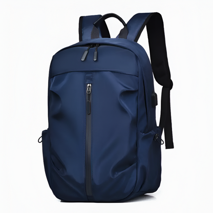 Edward Backpack | Front Zipper Pocket, Adjustable Straps Backpack