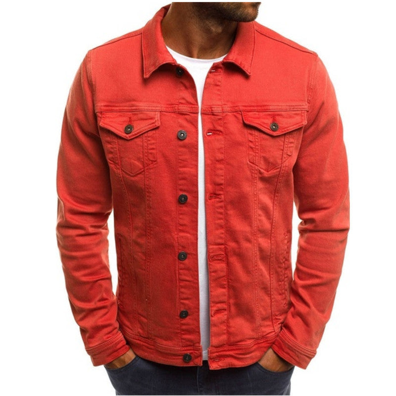 Men's Corduroy Jacket - Front Buttons - Versatile and Stylish - Casual Wear