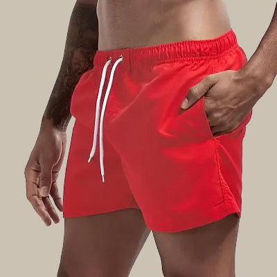 Men's Shorts Swim Shorts – Relaxed Fit – Quick-Drying – Mid-Thigh Length – Drawstring