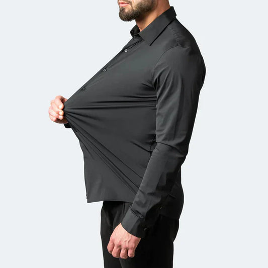 Men's Shirt – Slim Fit – Stretch Fabric – Breathable – Non-Iron – Dress Style