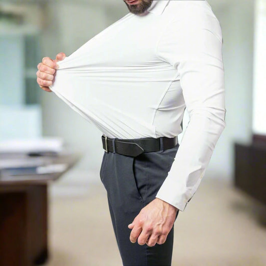 Herreskjorte - Slim Fit - Lange Ermer - Klassisk Krage - Elegant for Formelle Anledninger