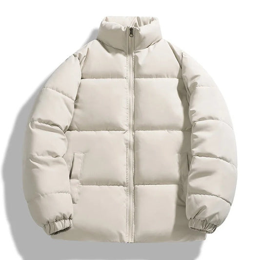 Men's Down Jacket – Oversized Fit – Padded with High Collar – Casual Everyday Style