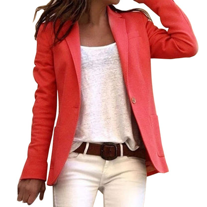 Women's Blazer – Slim Fit – Tailored Silhouette – Structured Luxurious Fabric