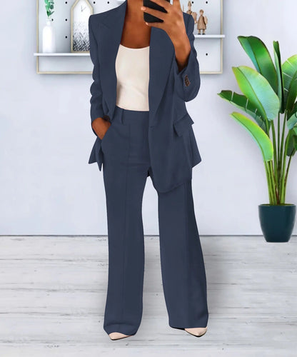 Women's Blazer – Tailored Fit – Single-Breasted – Classic Cut with Lapels