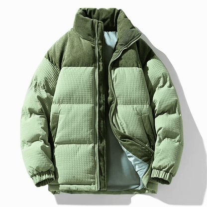 Alexander Oversized Puffer Jacket | Stand Collar Puffer Jacket