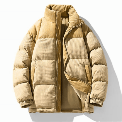 Alexander Oversized Puffer Jacket | Stand Collar Puffer Jacket