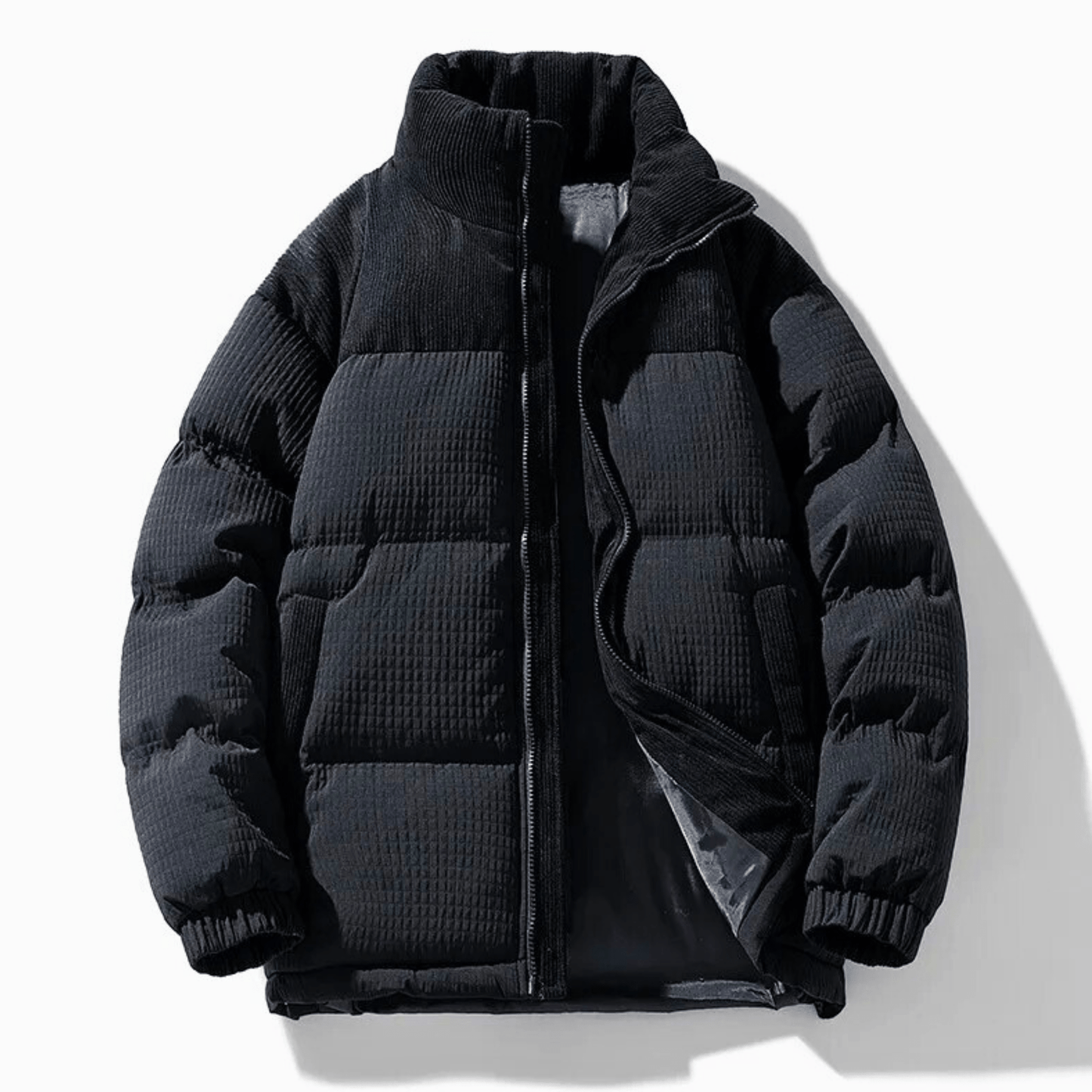 Alexander Oversized Puffer Jacket | Stand Collar Puffer Jacket