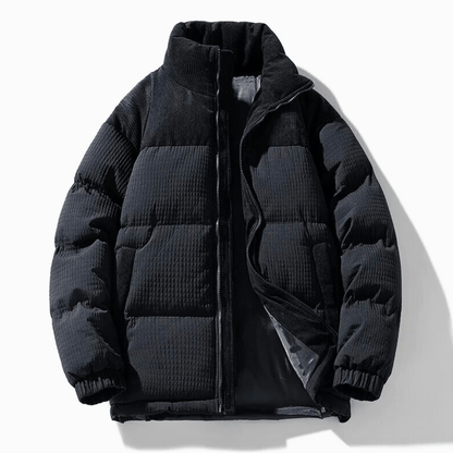 Alexander Oversized Puffer Jacket | Stand Collar Puffer Jacket