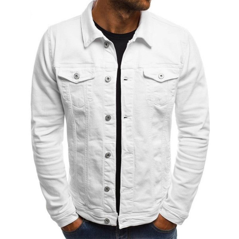 Men's Corduroy Jacket - Front Buttons - Versatile and Stylish - Casual Wear