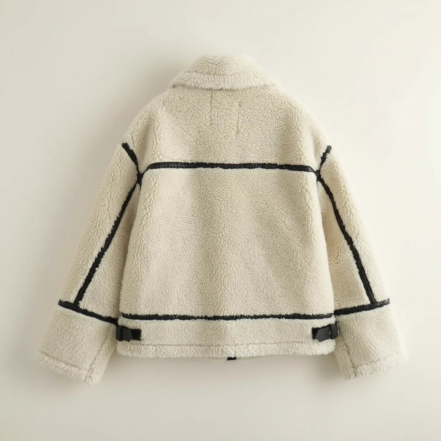 Elisa Relaxed Fit Aviator Jacket | Collared Aviator Jacket